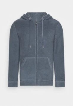 Pier One BORG ZIP-UP JACKET - Fleecejacke - Dark Green -Pier One Store 011099493b5240efb0f14d67b8673274