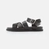 Pier One UNISEX - Riemensandalette - Black 1 Pier One UNISEX - Riemensandalette - Black -Pier One Store 13f4e0e6a67e4656940045ec37d8b11b