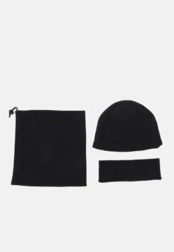 Pier One FLEECE UNISEX SET - Mütze - Black -Pier One Store 2d2217826bb64e768a7e39ae427c56f1 1