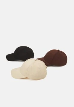 Pier One UNISEX 3 PACK - Cap - Black/dark Brown/beige 10 Pier One UNISEX 3 PACK - Cap - Black/dark Brown/beige -Pier One Store 322c39d131ac488ea8bb229f1824c6e8