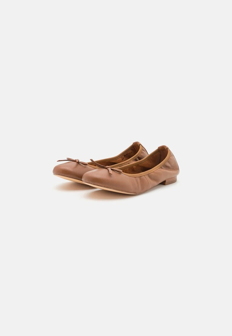 Pier One LEATHER - Klassischer Ballerina - Cognac 5 Pier One LEATHER - Klassischer Ballerina - Cognac – Bild 3