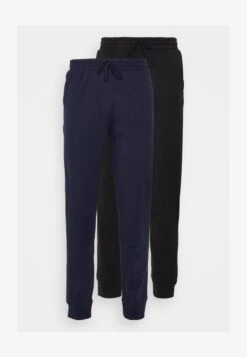 Pier One 2 PACK - Nachtwäsche Hose - Dark Blue/black -Pier One Store 49522b66b23a4bc9ba5cc231f5971a0a
