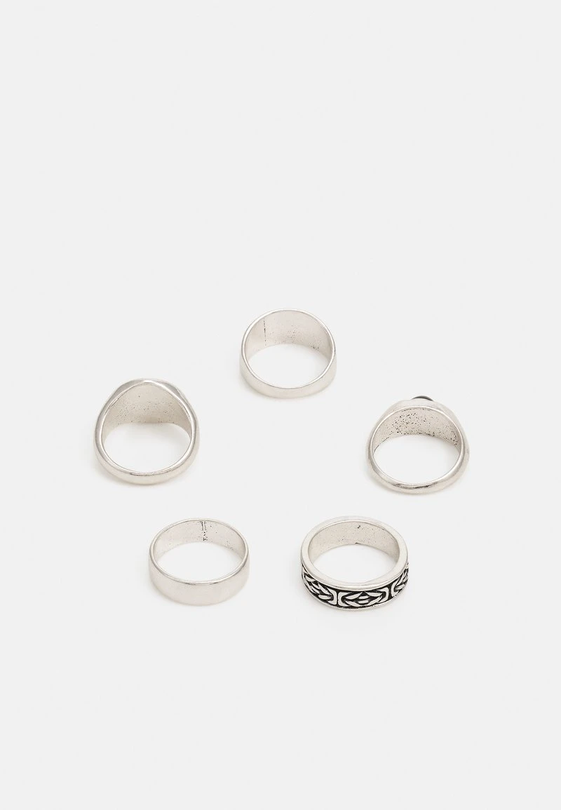 Pier One 5 PACK - Ring - Silver-coloured 4 Pier One 5 PACK - Ring - Silver-coloured – Bild 2