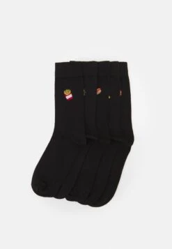 Pier One 5 PACK - Socken - Black -Pier One Store 5e504e39fd494e488a3f9c9919e06652 2