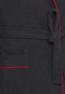 Pier One Bademantel - Black/red -Pier One Store 5ec180ec9059472bac869a3b516d20a1