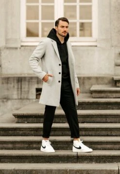 Pier One Klassischer Mantel - Grey 13 Pier One Klassischer Mantel - Grey -Pier One Store 6234ec72212c42e0af872e2fd5745294