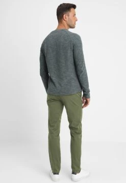 Pier One SLIM FIT CHINO - Chino - Dark Green -Pier One Store 68ea94008079472785ad83ae6cb4e18a