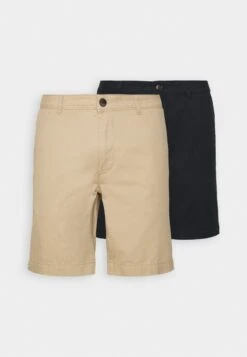 Pier One 2 PACK - Shorts - Tan/black -Pier One Store 6d9aaab23c01455689a1f97d308c1dcf