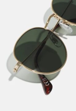 Pier One UNISEX - Sonnenbrille - Gold-coloured/green -Pier One Store 757cc522f0d64d40943756228eeb0e2f