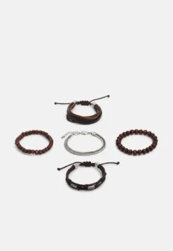 Pier One 5PACK - Armband - Brown, Silver-coloured 11 Pier One 5PACK - Armband - Brown, Silver-coloured -Pier One Store 78101c85fdfe4c56bc39b936707e5c84 1