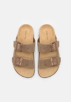 Pier One LEATHER UNISEX - Pantolette Flach - Stone 11 Pier One LEATHER UNISEX - Pantolette Flach - Stone -Pier One Store 8a668f54d8c54cffbe49465b492ae069