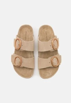 Pier One LEATHER - Pantolette Flach - Beige -Pier One Store 9b43ae7f6ea84e8787fe1a5129e1ca00