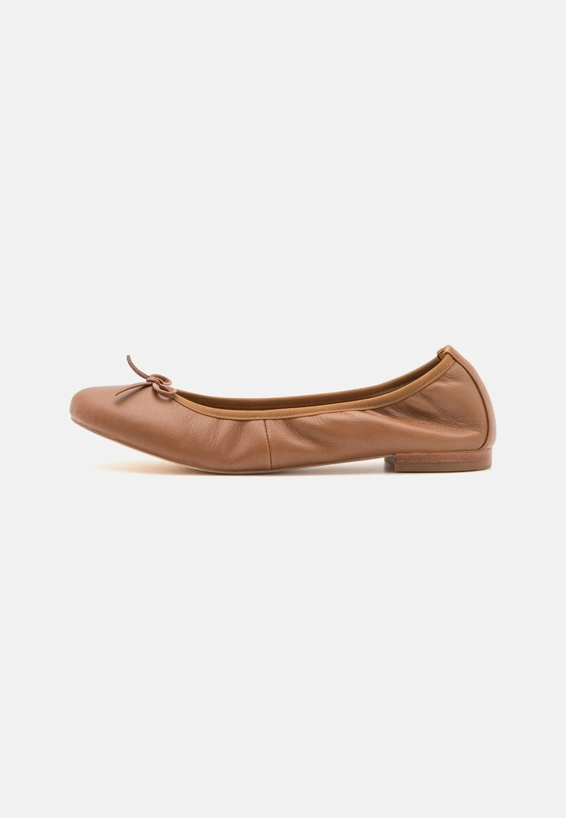 Pier One LEATHER - Klassischer Ballerina - Cognac 4 Pier One LEATHER - Klassischer Ballerina - Cognac – Bild 2