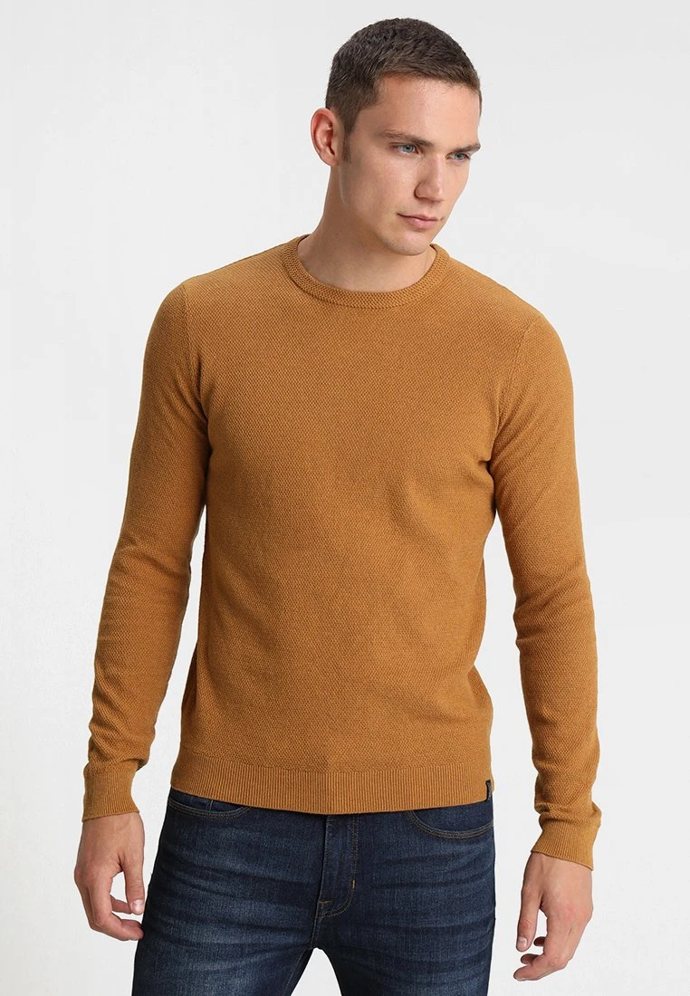 Pier One Strickpullover - Mottled Dark Yellow 3 Pier One Strickpullover - Mottled Dark Yellow