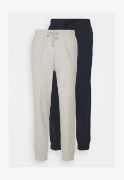 Pier One 2 PACK - Nachtwäsche Hose - Dark Blue/mottled Light Grey -Pier One Store a09bfd20bcd84e39aeecebf2df10c7b2