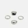Pier One 4 PACK - Ring - Silver-coloured 1 Pier One 4 PACK - Ring - Silver-coloured -Pier One Store aeadc63877f447f29230d35189ec1dd8