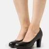 Pier One LEATHER - Plateaupumps - Black -Pier One Store af858f64820d4a4083125dbe2870a8e5