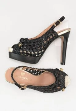 Pier One High Heel Sandalette - Black -Pier One Store b230da9378f94f389f823017e6005343