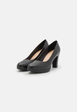 Pier One LEATHER - Plateaupumps - Black -Pier One Store cb9dcb9e5ca84540a8855df09b5d8b0c