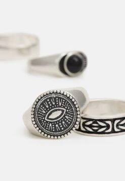 Pier One 5 PACK - Ring - Silver-coloured 10 Pier One 5 PACK - Ring - Silver-coloured -Pier One Store db6a637888e34ec5a4d8dceca3b8fe16