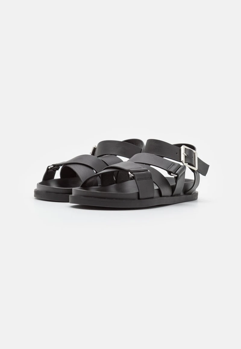 Pier One UNISEX - Riemensandalette - Black 4 Pier One UNISEX - Riemensandalette - Black – Bild 2