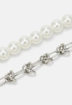 Pier One 2 PACK UNISEX - Halskette - Silver -Pier One Store f0386c66f33643f9a20dceab9586d469