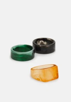 Pier One 3 PACK - Ring - Black/green/orange 10 Pier One 3 PACK - Ring - Black/green/orange -Pier One Store fa3f2614c06648be9f9108cc78d74ab1