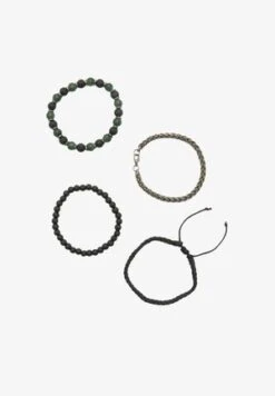 Pier One 5 PACK - Armband - Silver-coloured, Black 13 Pier One 5 PACK - Armband - Silver-coloured, Black -Pier One Store fa4c68e061e246fbbcc8381fd76aa6cb